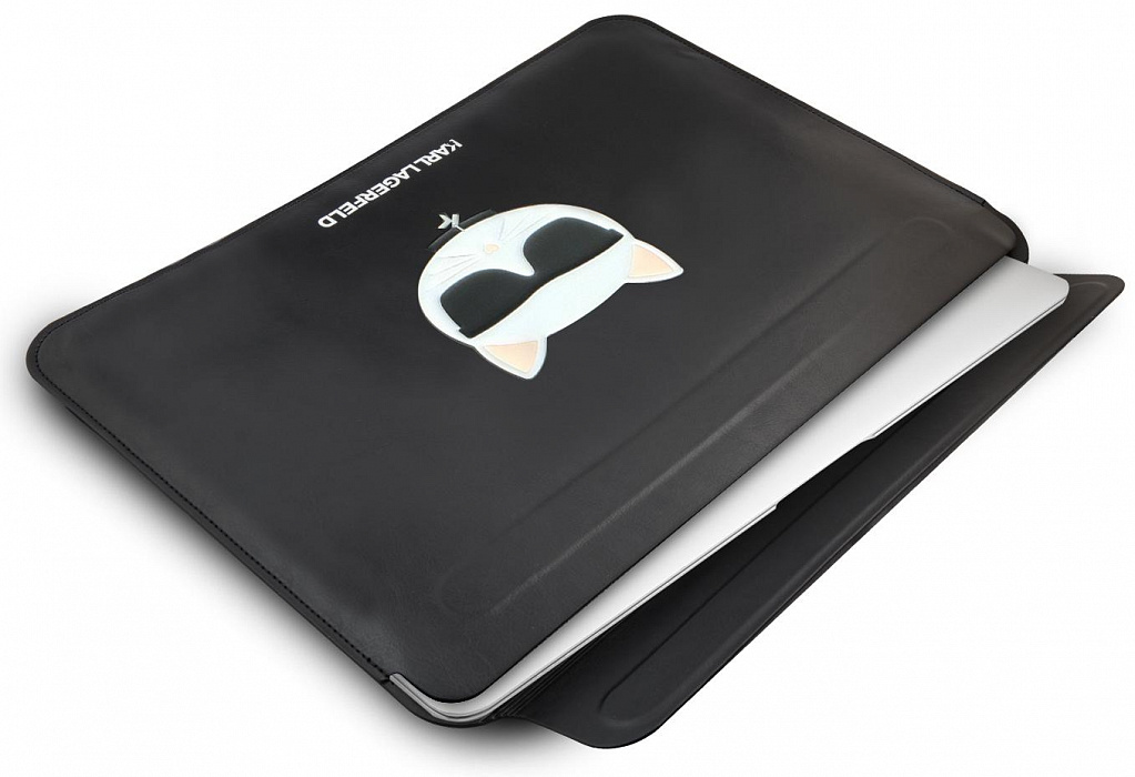 Чехол Karl Lagerfeld Choupette Sleeve (KLCS133CHBK) для MacBook Pro/Air 13'' (Black) купить в интернет-магазине icover