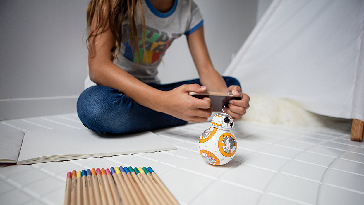 Интерактивная игрушка робот Sphero Star Wars BB-8 with Trainer R001TRW (White) купить в интернет-магазине icover