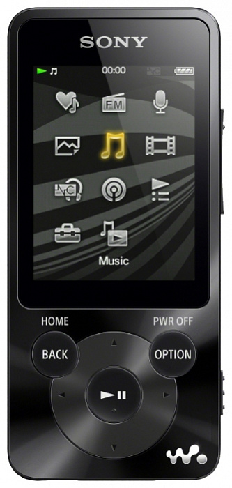 Sony Walkman NWZ-E584 - плеер (Black) купить в интернет-магазине icover