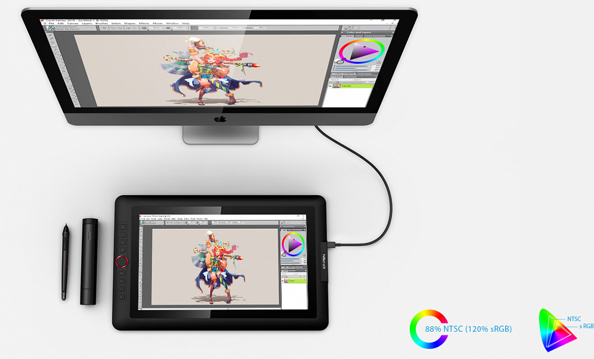Интерактивный монитор-планшет XP-Pen Artist 15.6 Pro (Black) купить в интернет-магазине icover