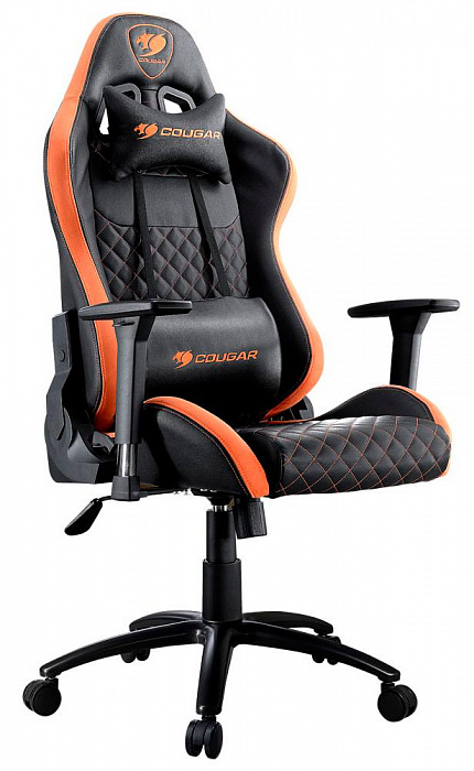 Кресло компьютерное Cougar Rampart (Black/Orange) купить в интернет-магазине icover