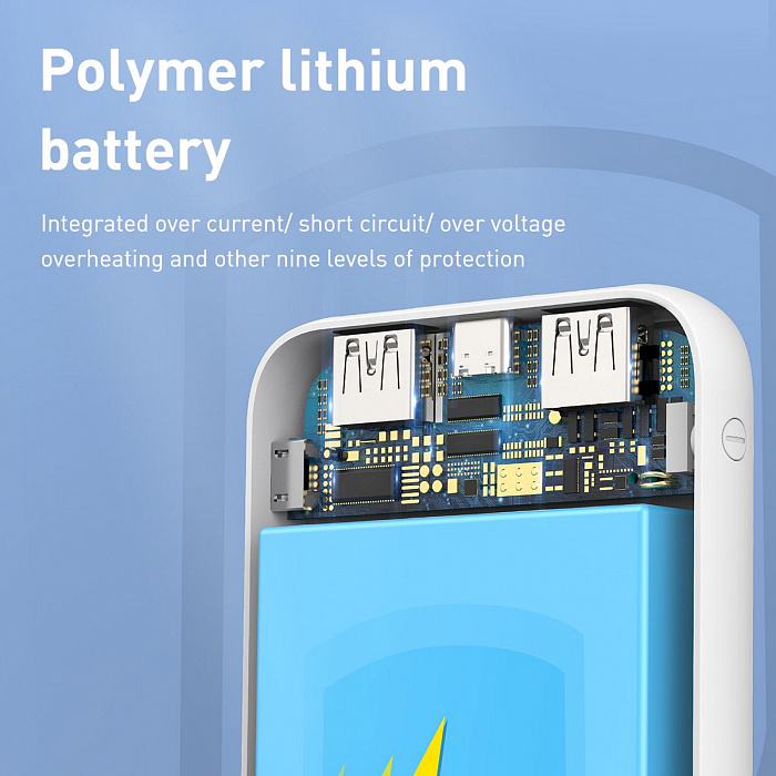 Внешний аккумулятор Baseus Mini JA 10000mAh PPX10-MD02 (Cat White) купить в интернет-магазине icover