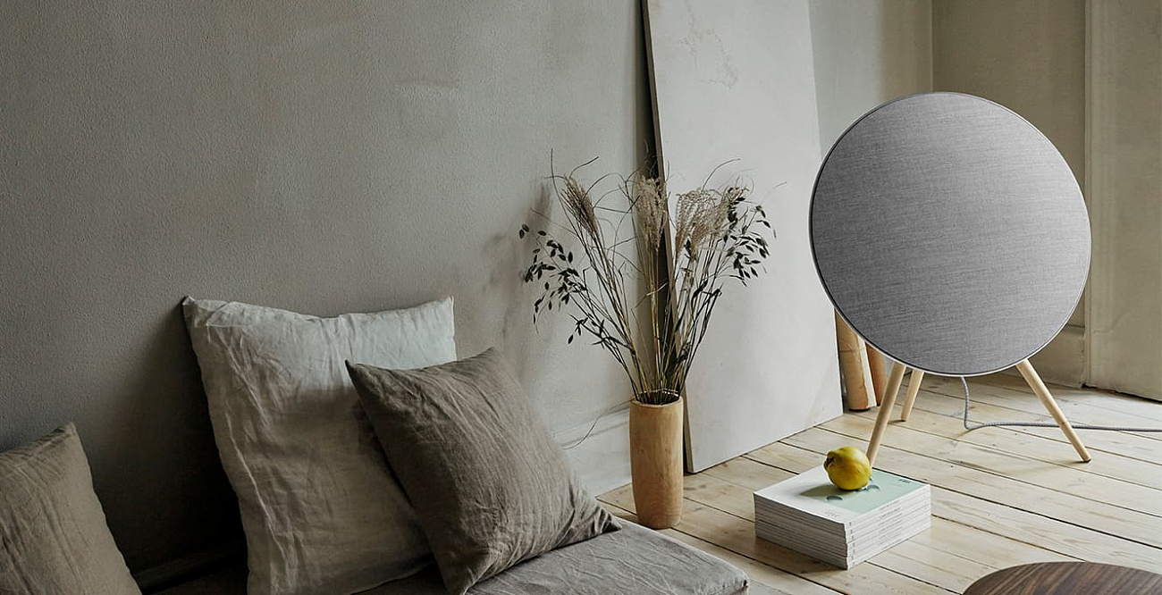 Беспроводная акустика Bang & Olufsen Beoplay A9 4nd Gen (White/Oak) купить в интернет-магазине icover