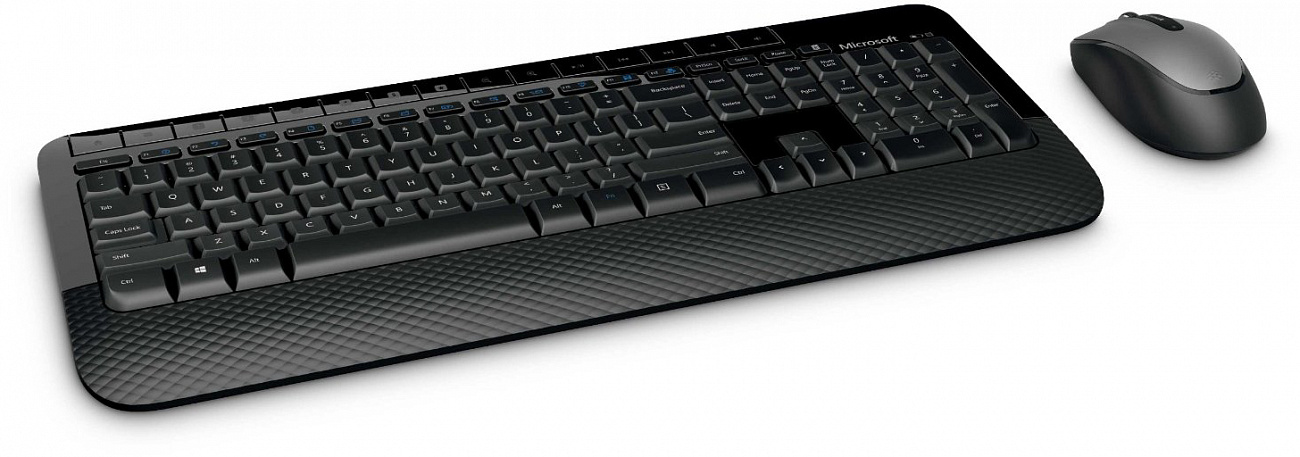 Беспроводные клавиатура и мышь Microsoft Wireless Desktop 2000 M7J-00012 (Black) купить в интернет-магазине icover