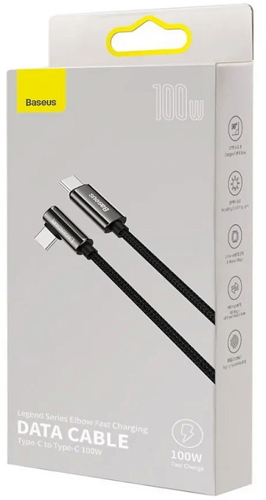 Кабель Baseus Legend (CATCS-01) USB-C/USB-C 100W 1m (Black) купить в интернет-магазине icover