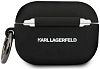 Чехол Karl Lagerfeld Silicone Case (KLACAPSILCHBK) для AirPods Pro (Black) купить в интернет-магазине icover