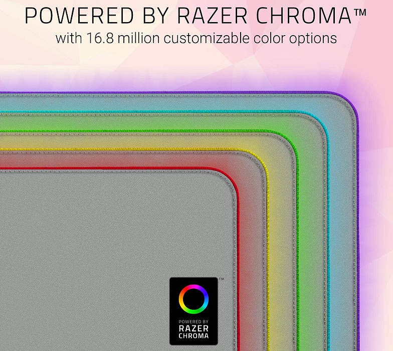Коврик для мыши Razer Goliathus Chroma Extended RZ02-02500316-R3M1 (Quartz Pink) купить в интернет-магазине icover