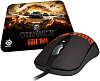 SteelSeries WoT Edition (62162 + 67272) - игровой комплект из мыши и коврика (Black/Orange) купить в интернет-магазине icover
