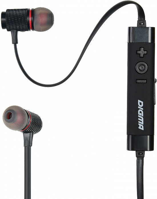 Bluetooth-наушники Digma BT-05 с микрофоном (Black) купить в интернет-магазине icover