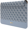 Чехол Guess Sleeve 4G Bottom stripe Metal logo для ноутбуков 13-14" (Blue) купить в интернет-магазине icover