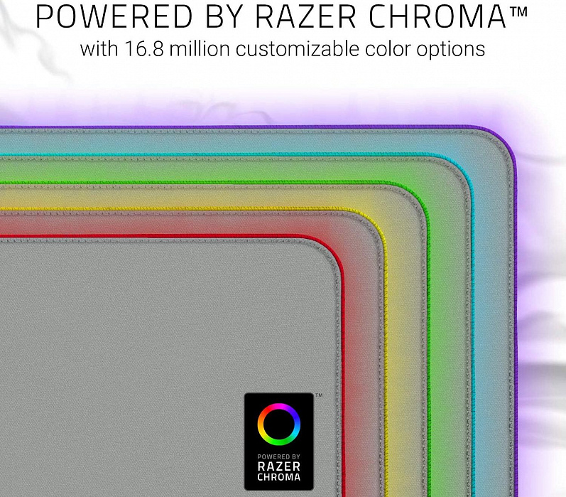 Коврик для мыши Razer Goliathus Chroma Extended RZ02-02500314-R3M1 (Mercury White) купить в интернет-магазине icover