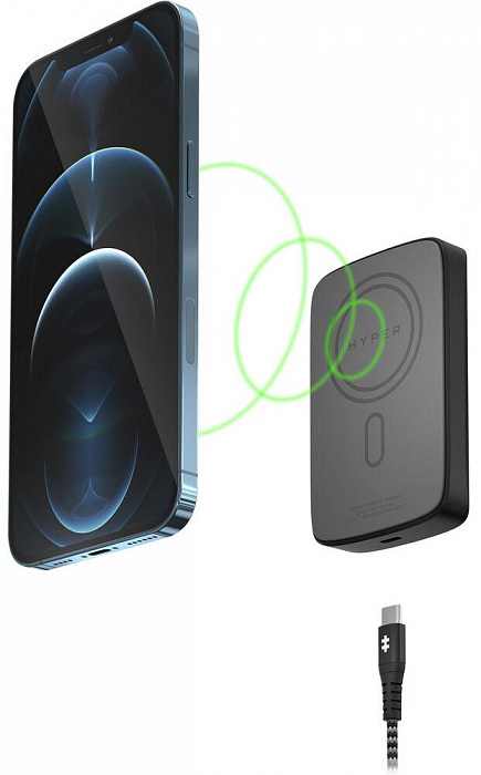 Внешний аккумулятор HyperDrive HyperJuice (HJ-WL61TC) для iPhone 12 (Black) купить в интернет-магазине icover