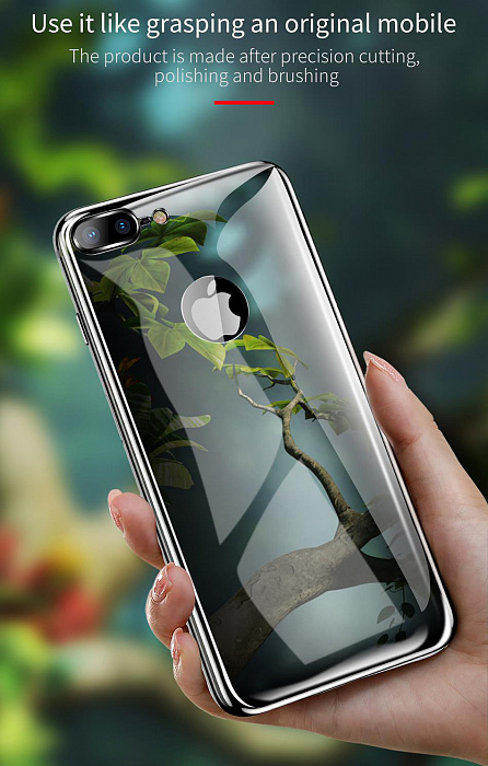 Защитное стекло Baseus 4D Tempered Back Glass SGAPIPH8P-4D0V для задней панели iPhone 8 Plus (Gold) купить в интернет-магазине icover