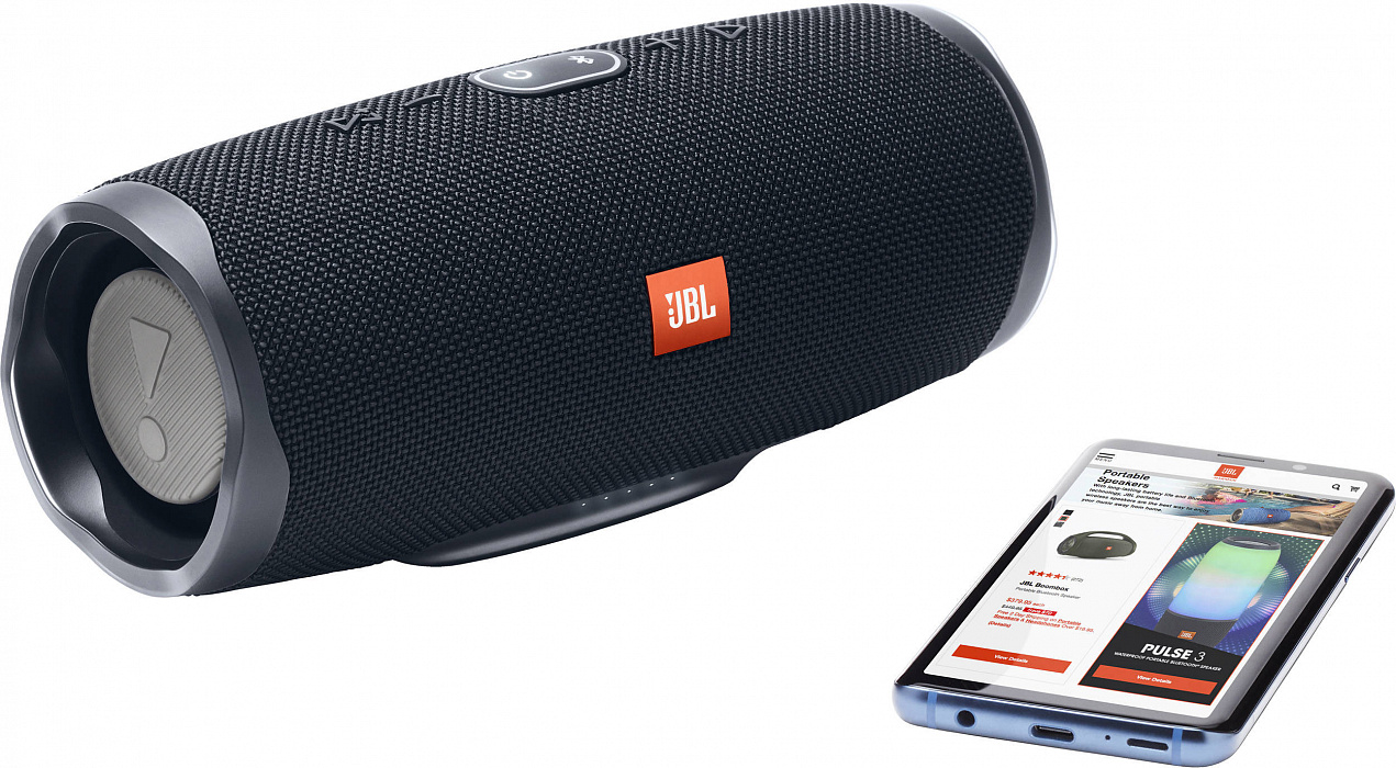 Портативная акустическая система JBL Charge 4 (Black) купить в интернет-магазине icover