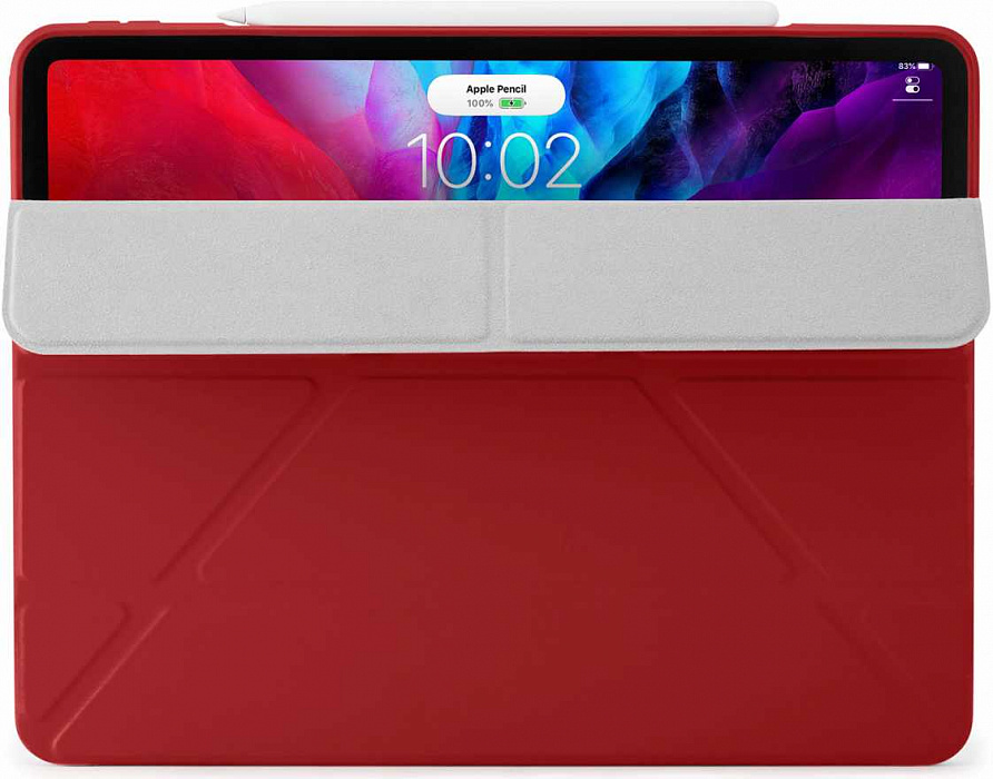 Чехол Pipetto Origami (PI39-53-4TPU) для iPad Pro 12.9" 2020 (Red) купить в интернет-магазине icover