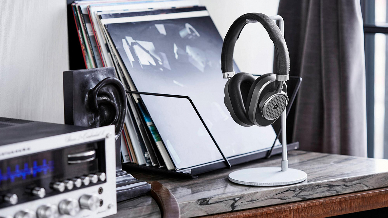 Bluetooth-наушники с микрофоном Master&Dynamic MW65 ANC (Gunmetal/Black Leather) купить в интернет-магазине icover