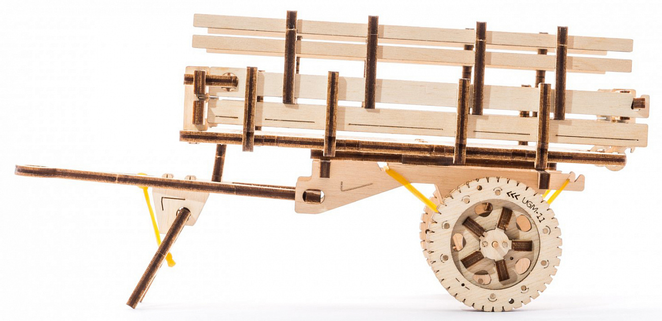 3D-пазл UGears Полуприцеп для модели Пожарная лестница (70022) купить в интернет-магазине icover