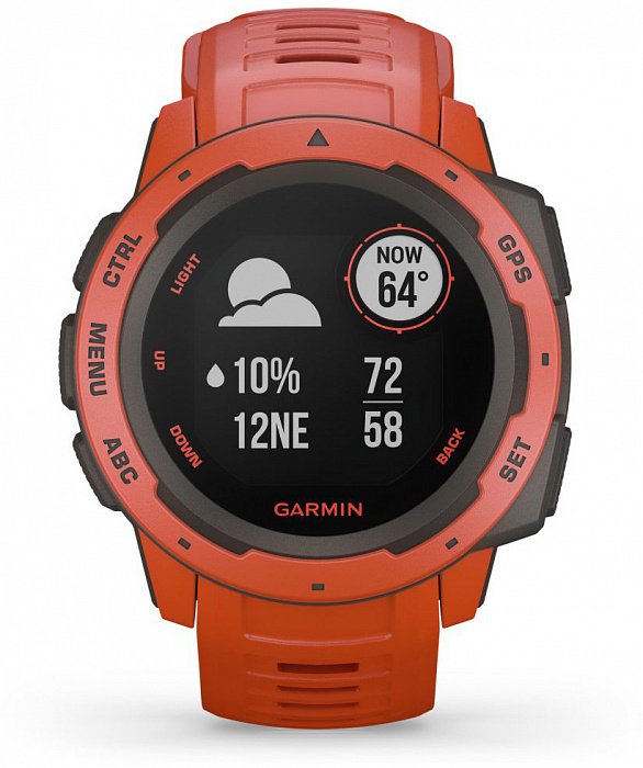 Умные часы Garmin Instinct 010-02064-02 (Flame Red) купить в интернет-магазине icover