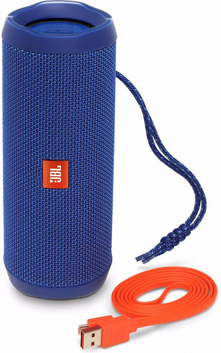 Беспроводная колонка JBL Flip 4 JBLFLIP4BLU (Blue) купить в интернет-магазине icover