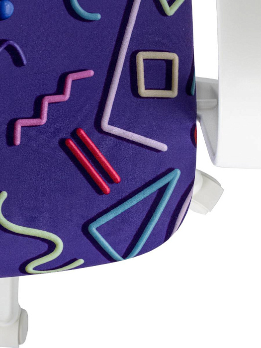 Кресло Domfy DK X-ROOM ткань/пластик (White/Sticks 08) купить в интернет-магазине icover