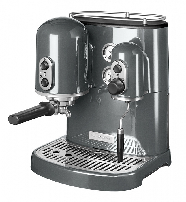 Кофеварка KitchenAid Artisan Espresso 5KES2102EMS (Silver Medal) купить в интернет-магазине icover