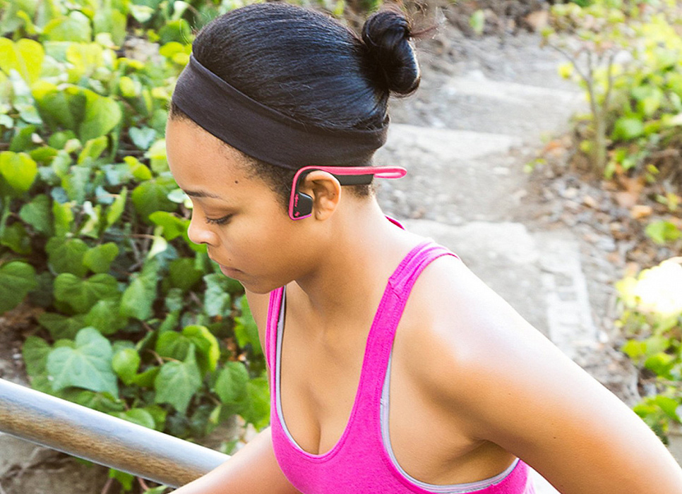 Стерео Bluetooth-гарнитура AfterShokz Trekz Titanium AS600PK (Pink) купить в интернет-магазине icover