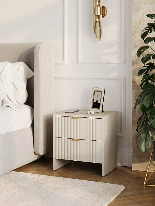 Тумба RIDBERG LUGANO 2Я 2 шт (Cashmire/Gold) купить в интернет-магазине icover