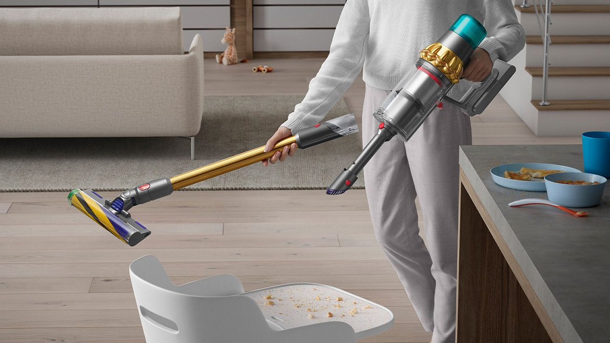 Беспроводной пылесос Dyson V15 Detect Absolute 447045-01 (Gold) купить в интернет-магазине icover