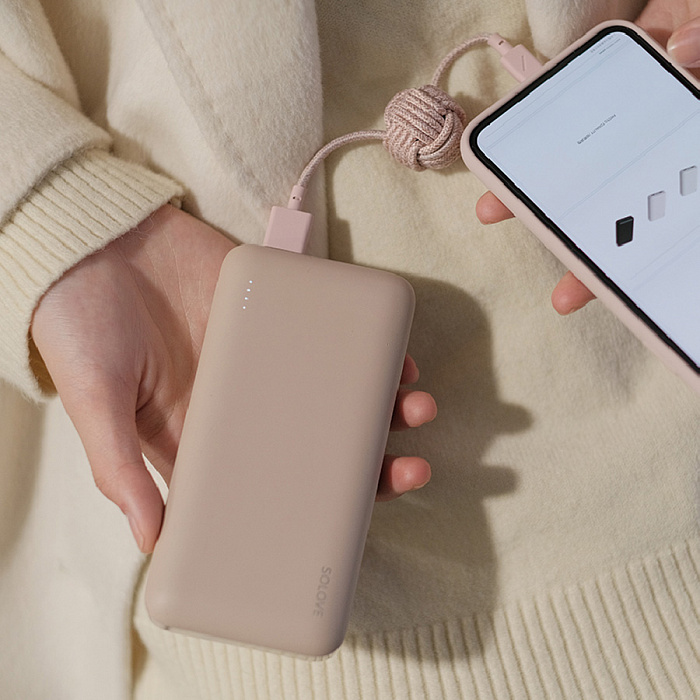 Внешний аккумулятор Xiaomi Solove 20000mAh (Pink) купить в интернет-магазине icover