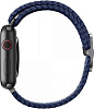 Ремешок Uniq Aspen Strap Braided (44MM-ASPOBLU) для Apple Watch 45/44/42 mm (Blue) купить в интернет-магазине icover