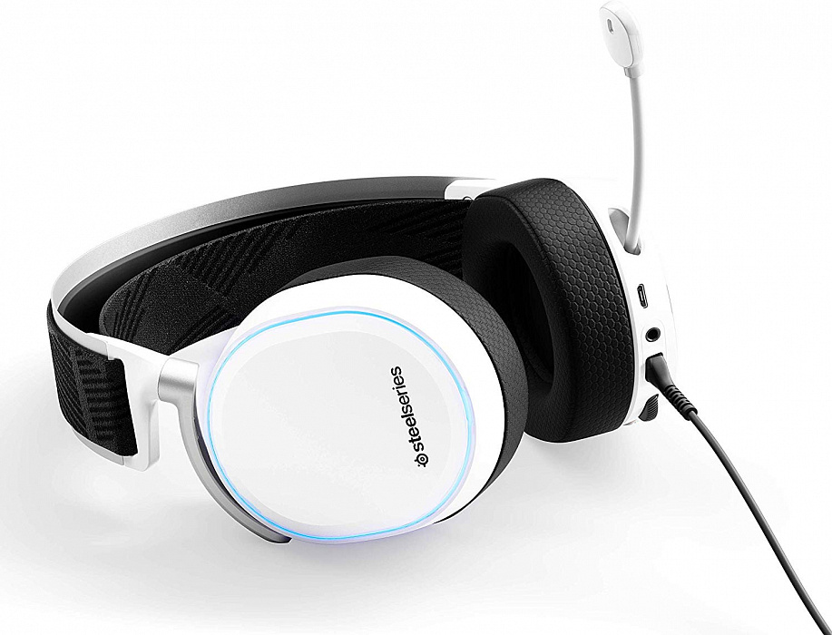 Наушники с микрофоном Steelseries Arctis Pro GameDAC (White) купить в интернет-магазине icover