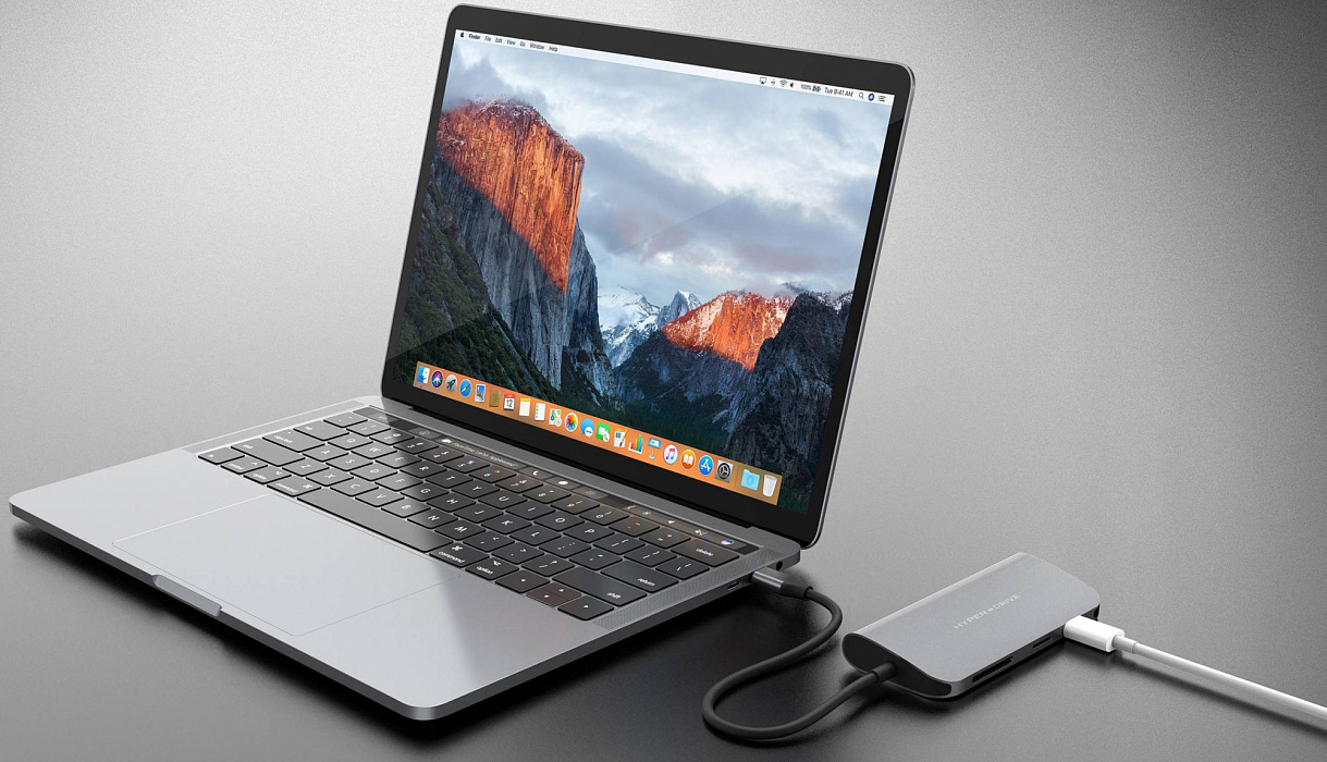USB-концентратор HyperDrive Power 9-in-1 USB-C HD30F (Grey) купить в интернет-магазине icover