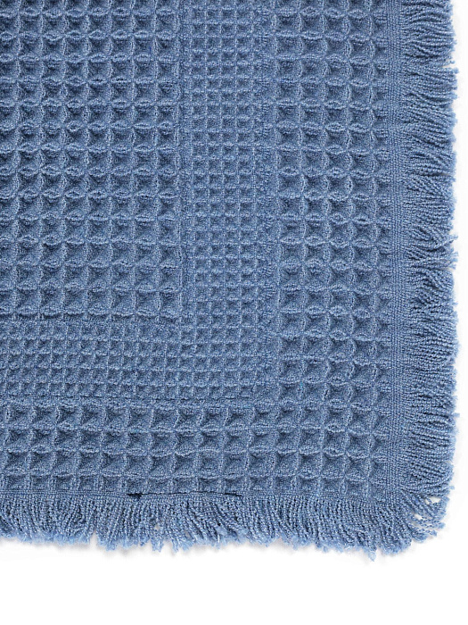 Коврик вафельный для ванной Ridberg 90x60 см (Blue rectangle) купить в интернет-магазине icover