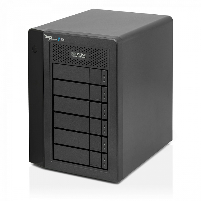 Promise Pegasus 2 R6 with 6 x 2TB SATA HDD incl Thunderbolt cable - 12TB (F40SR6R02100000) купить в интернет-магазине icover