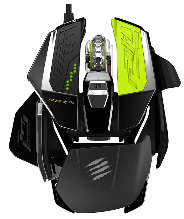 Mad Catz R.A.T.PRO X Gaming Mouse (MCB4371800A6/02/1) - лазерная мышь (Black) купить в интернет-магазине icover