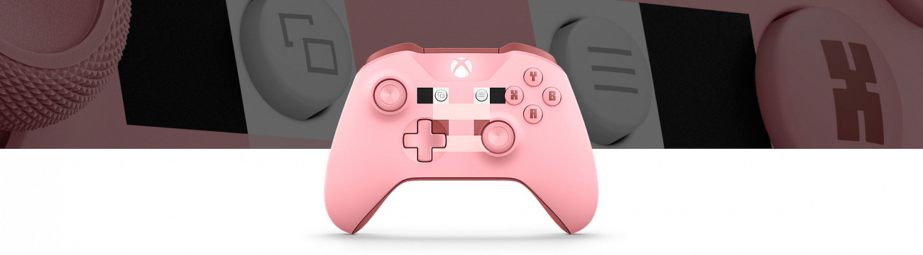 Беспроводной геймпад для Xbox One WL3-00053 (Minecraft Pig) купить в интернет-магазине icover