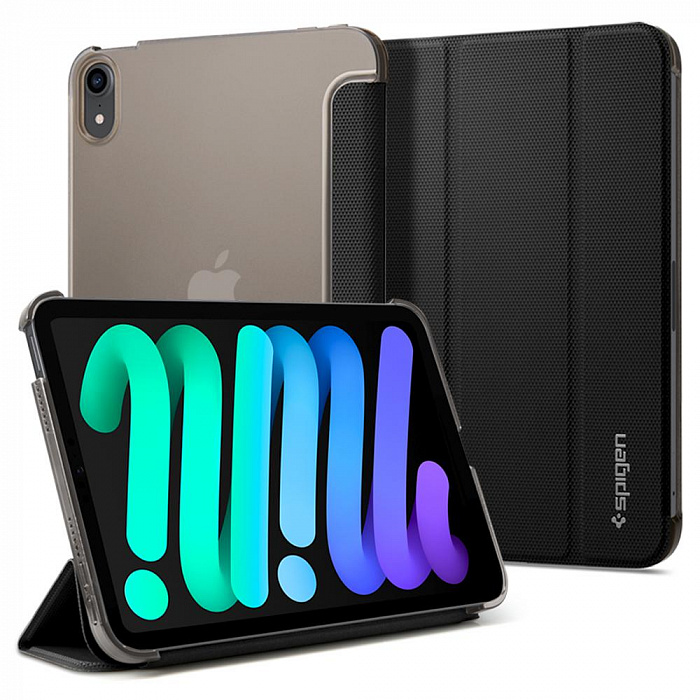 Чехол Spigen Liquid Air Folio (ACS03762) для iPad mini 6 (Black) купить в интернет-магазине icover