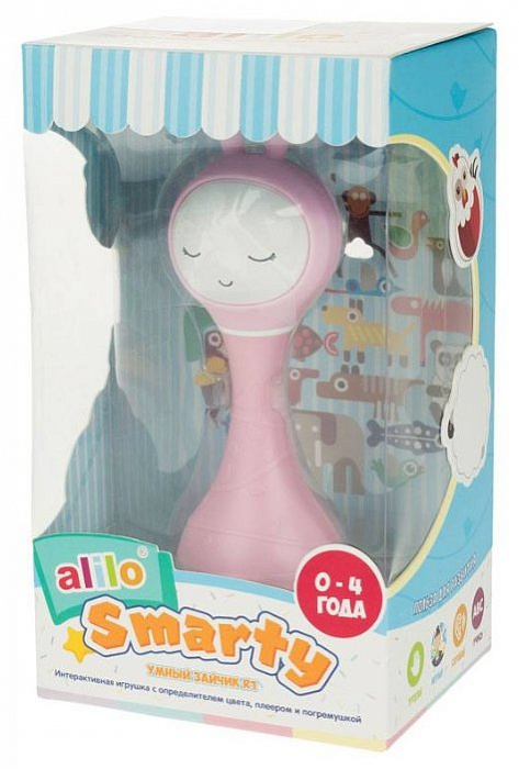 Интерактивная развивающая игрушка Alilo Умный зайка R1 (Pink) купить в интернет-магазине icover