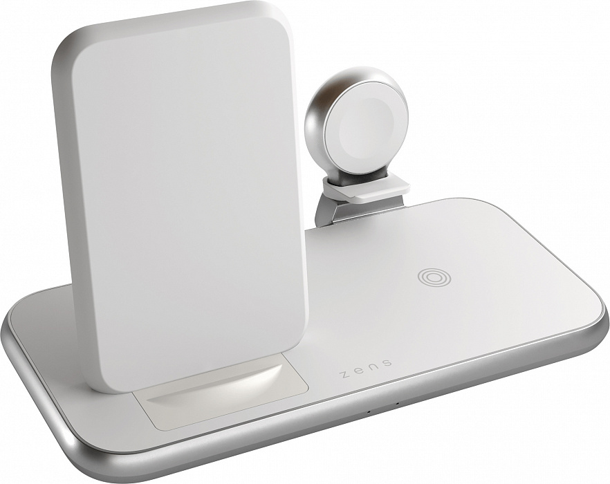 Беспроводное зарядное устройство Zens Aluminium 4-in-1 Stand Wireless Charger (ZEDC15W/00) купить в интернет-магазине icover