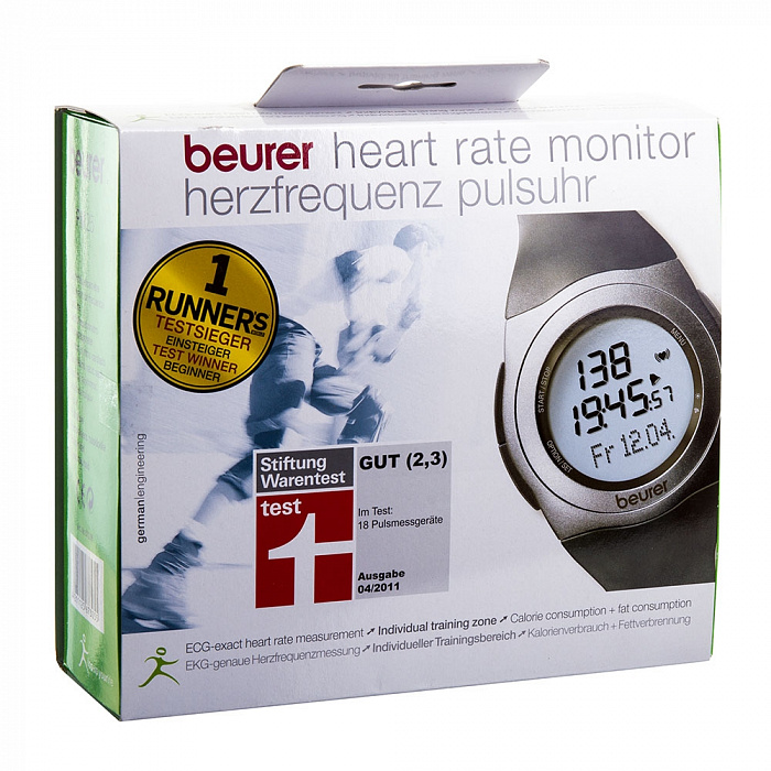 Beurer PM25 - часы-пульсометр (Black/Silver) купить в интернет-магазине icover