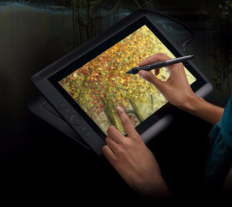 Wacom Cintiq 13HD Touch - мультисенсорный графический планшет DTH-1300 купить в интернет-магазине icover