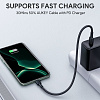 Кабель для iPod, iPhone, iPad Aukey Braided Nylon (CB-CL12) USB-C to Lightning 18cm (Black) купить в интернет-магазине icover
