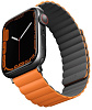Ремешок Uniq Revix reversible Magnetic (45MM-REVGRYORG) для Apple Watch 42/44/45 mm (Grey/Orange) купить в интернет-магазине icover