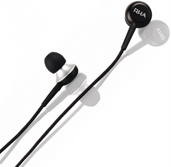 RHA MA350 - внутриканальные наушники (Black/Silver) купить в интернет-магазине icover