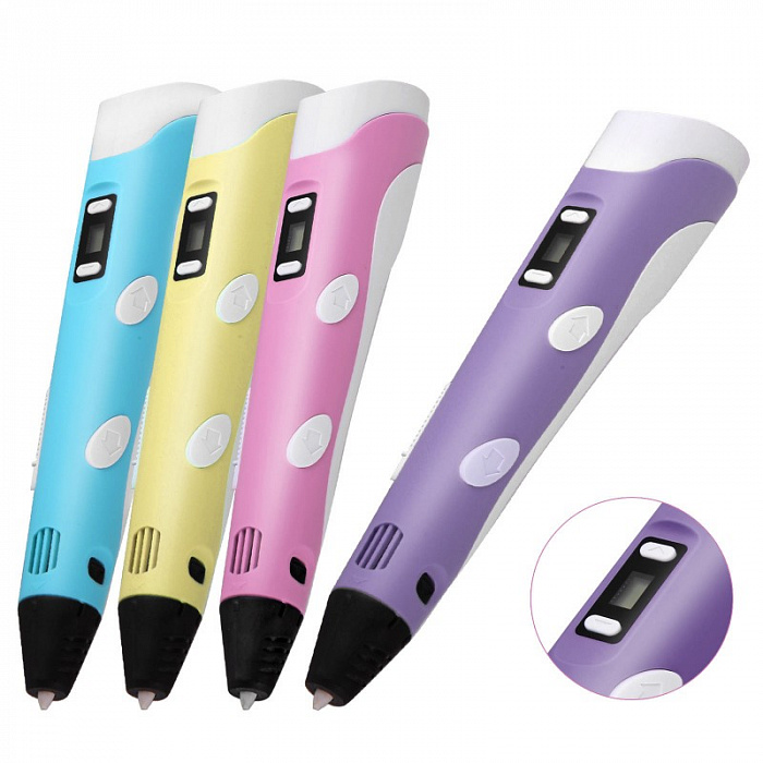 Spider Pen Plus (2100B) - 3D-ручка с ЖК-дисплеем (Blue) купить в интернет-магазине icover