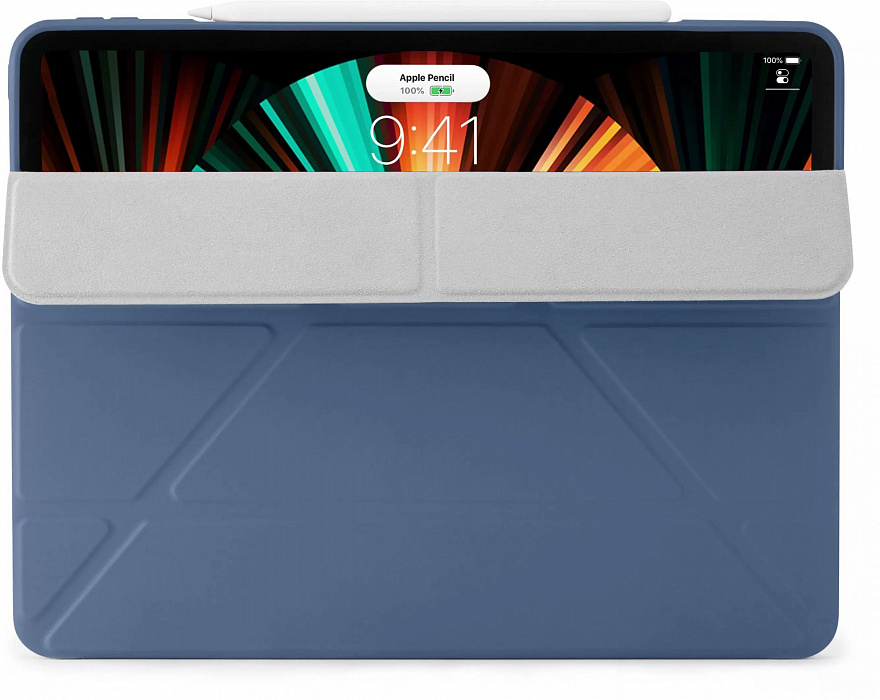 Чехол Pipetto Origami (PI39-51-R) для iPad Pro 12.9" 2018-2021 (Blue) купить в интернет-магазине icover
