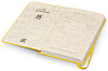 Moleskine The Simpsons Large (LESIQP060) - блокнот в линейку (Yellow) купить в интернет-магазине icover