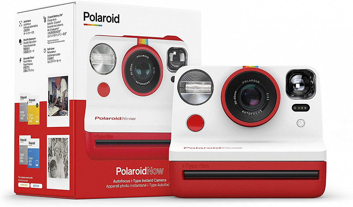 Фотоаппарат моментальной печати Polaroid Now (Red) купить в интернет-магазине icover