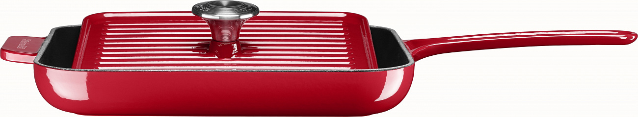 Сковорода-гриль с прессом KitchenAid Grill and Panini Press KCI10GPER (Empire Red) купить в интернет-магазине icover