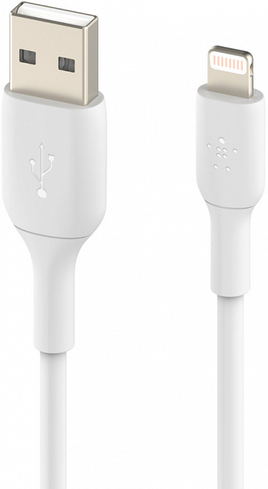 Кабель для iPhone, iPad Belkin Boost Charge USB-A/Lightning 1m CAA001bt1MWH (White) купить в интернет-магазине icover